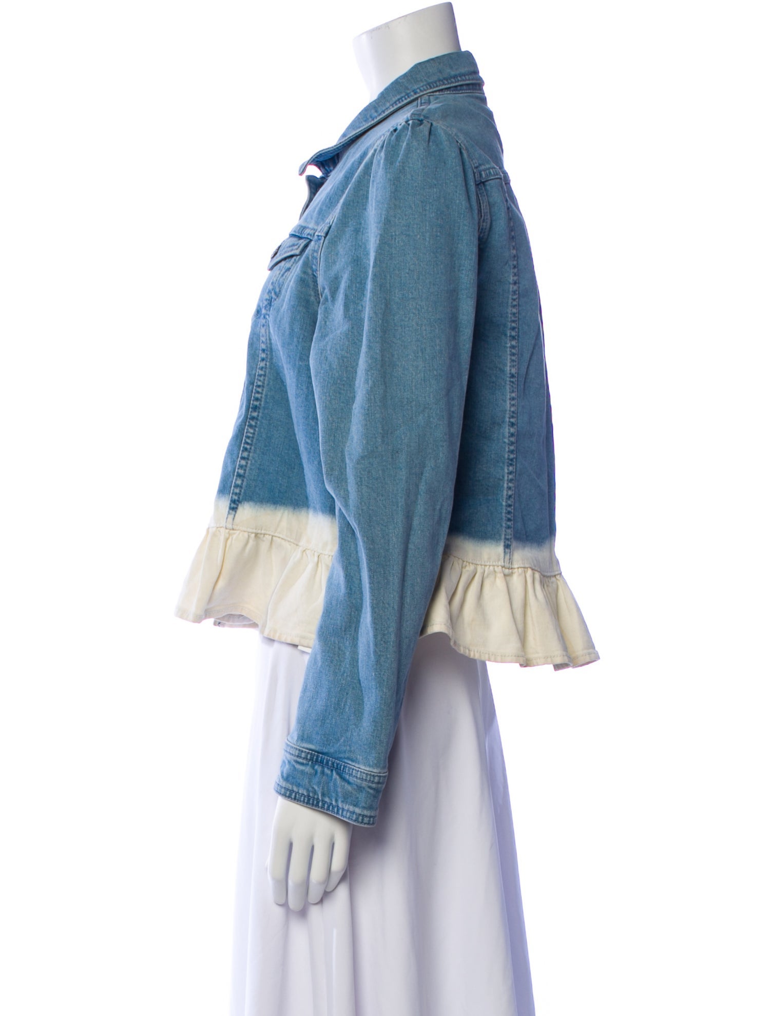 Kate Spade New York Colorblock Pattern Denim Jacket