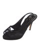 Kate Spade New York Suede Mesh Accents Slingback Sandals