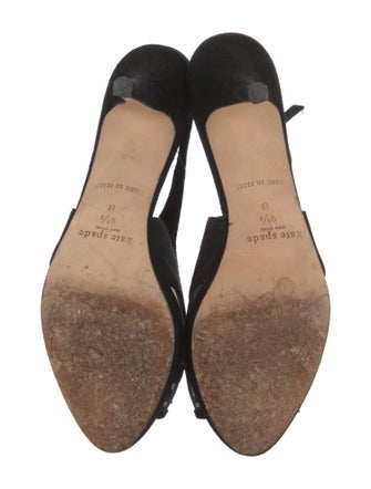 Kate Spade New York Suede Mesh Accents Slingback Sandals
