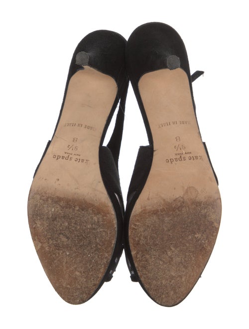 Kate Spade New York Suede Mesh Accents Slingback Sandals