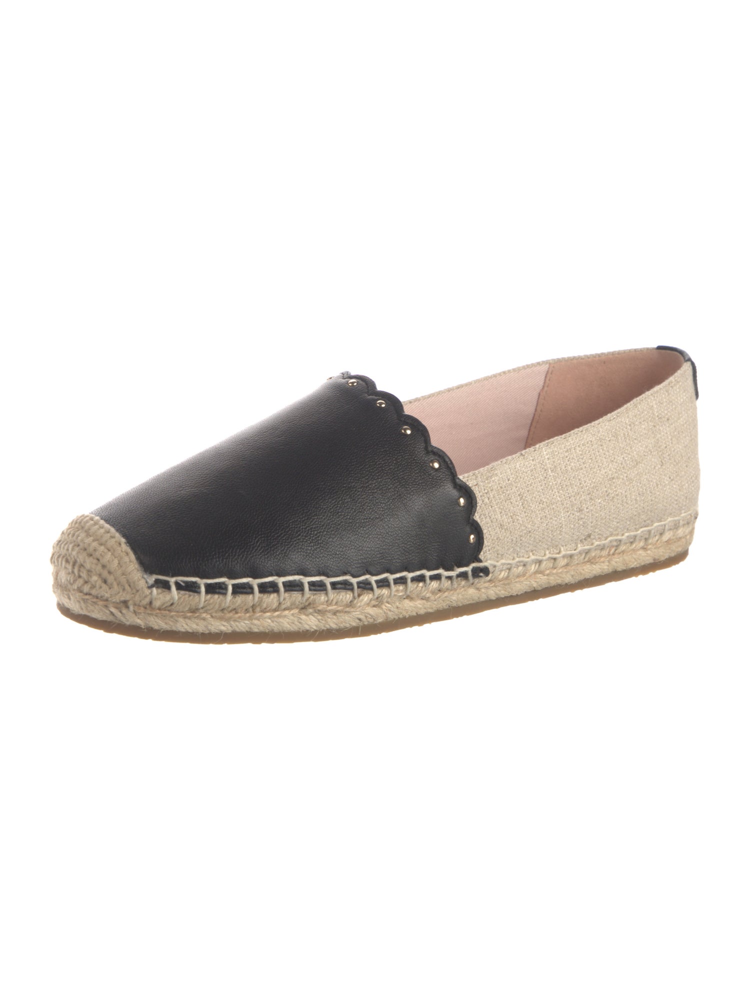 Kate Spade New York Leather Studded Accents Espadrilles