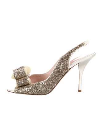 Kate Spade New York Glitter Glitter Accents Slingback Sandals