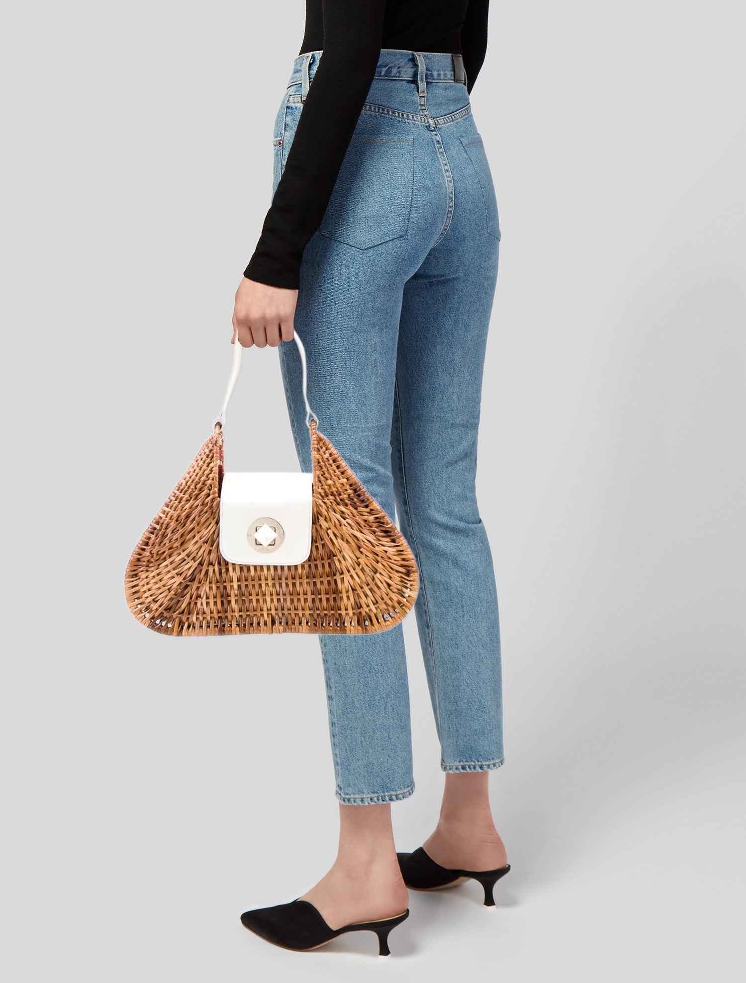 Kate Spade New York Straw Shoulder Bag