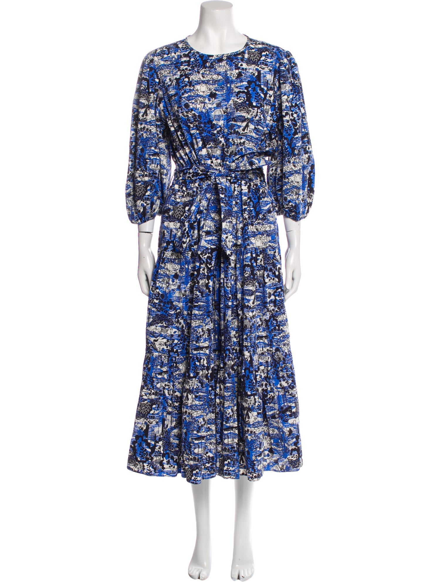 Kate Spade New York Floral Print Long Dress