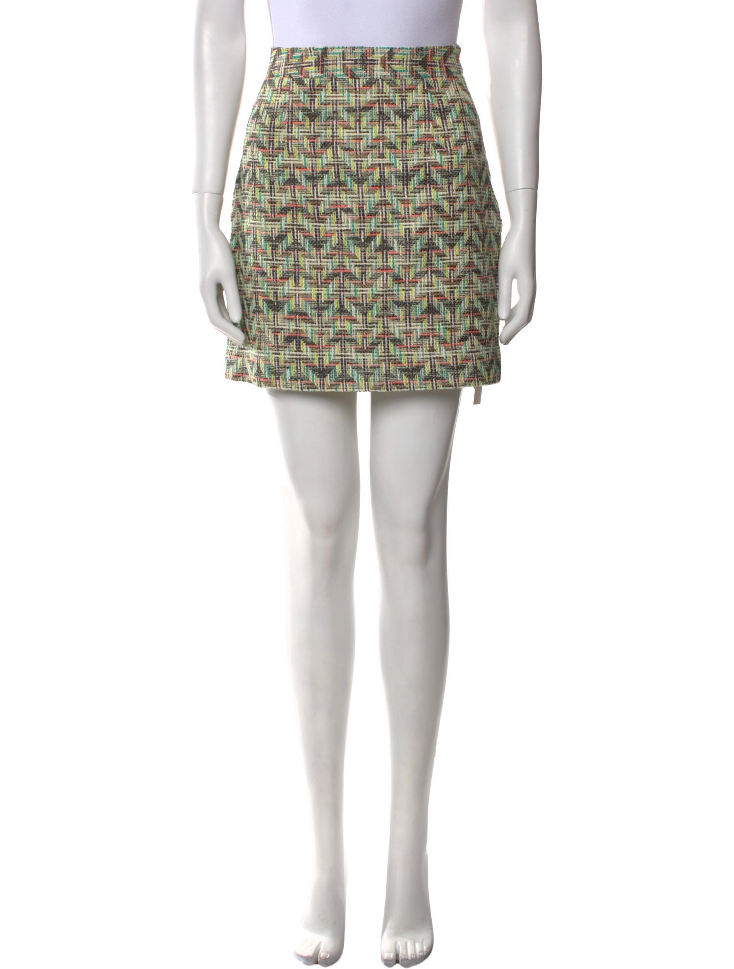 Kate Spade New York Tweed Pattern Mini Skirt