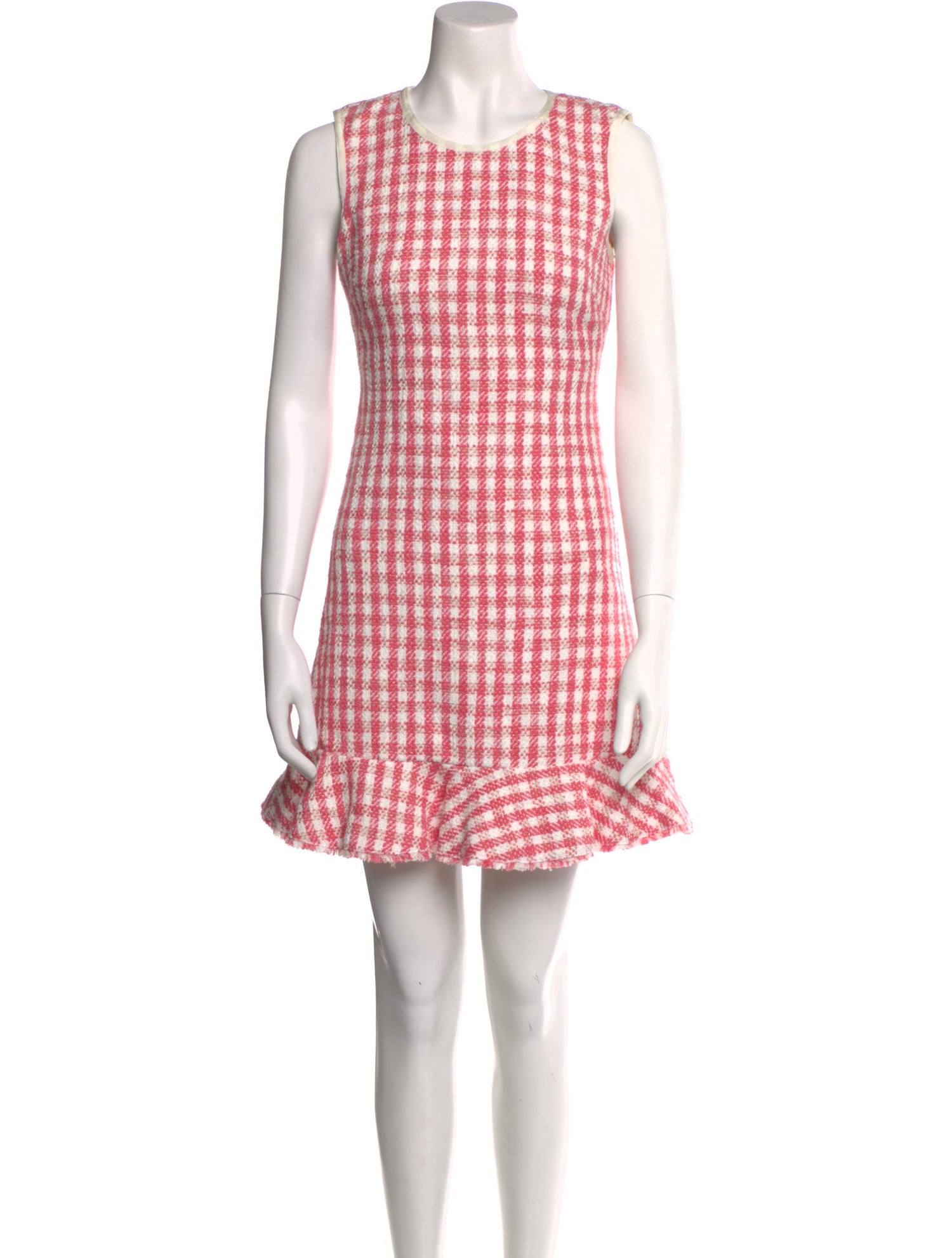 Kate Spade New York Plaid Print Mini Dress