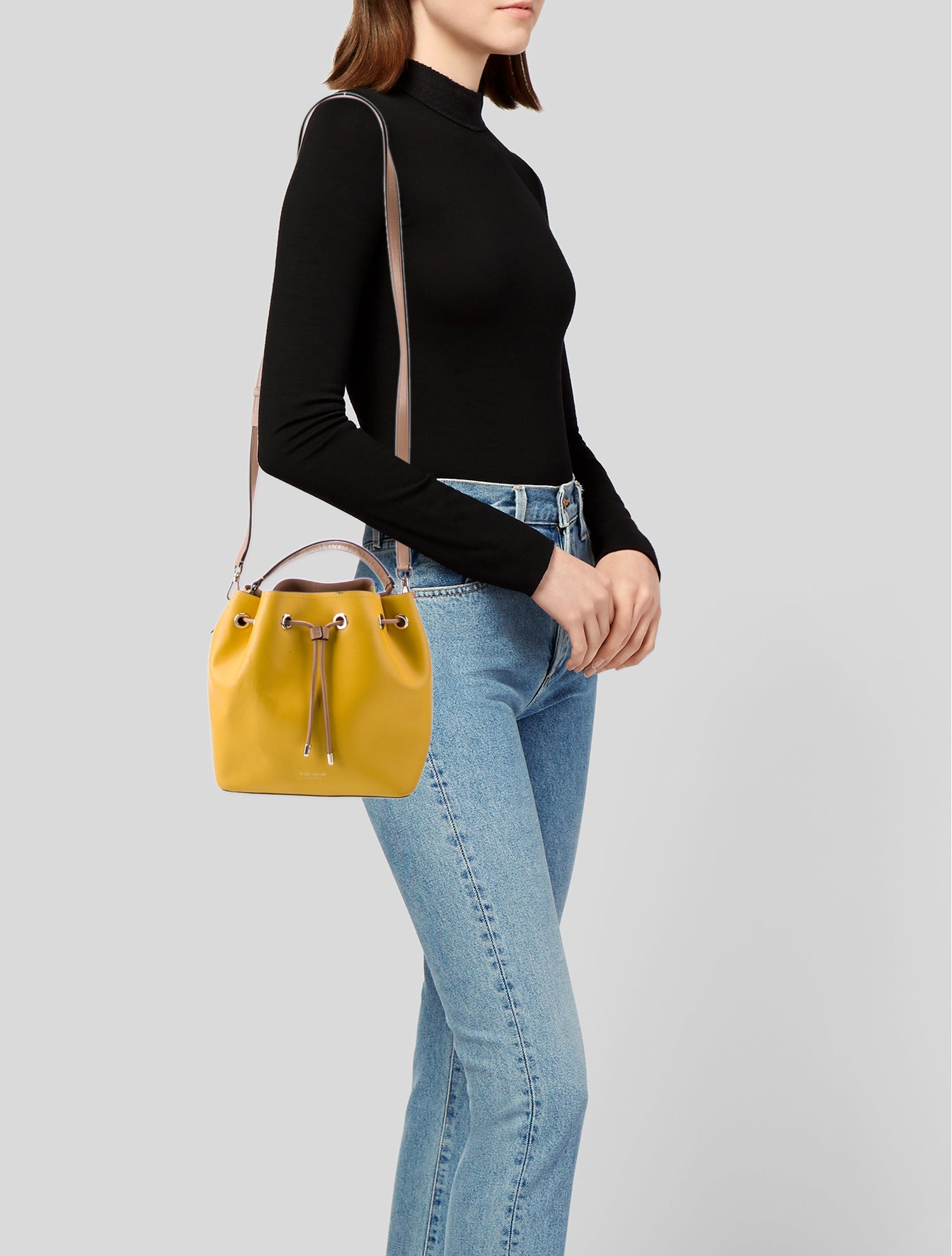 Kate Spade New York Leather Bucket Bag