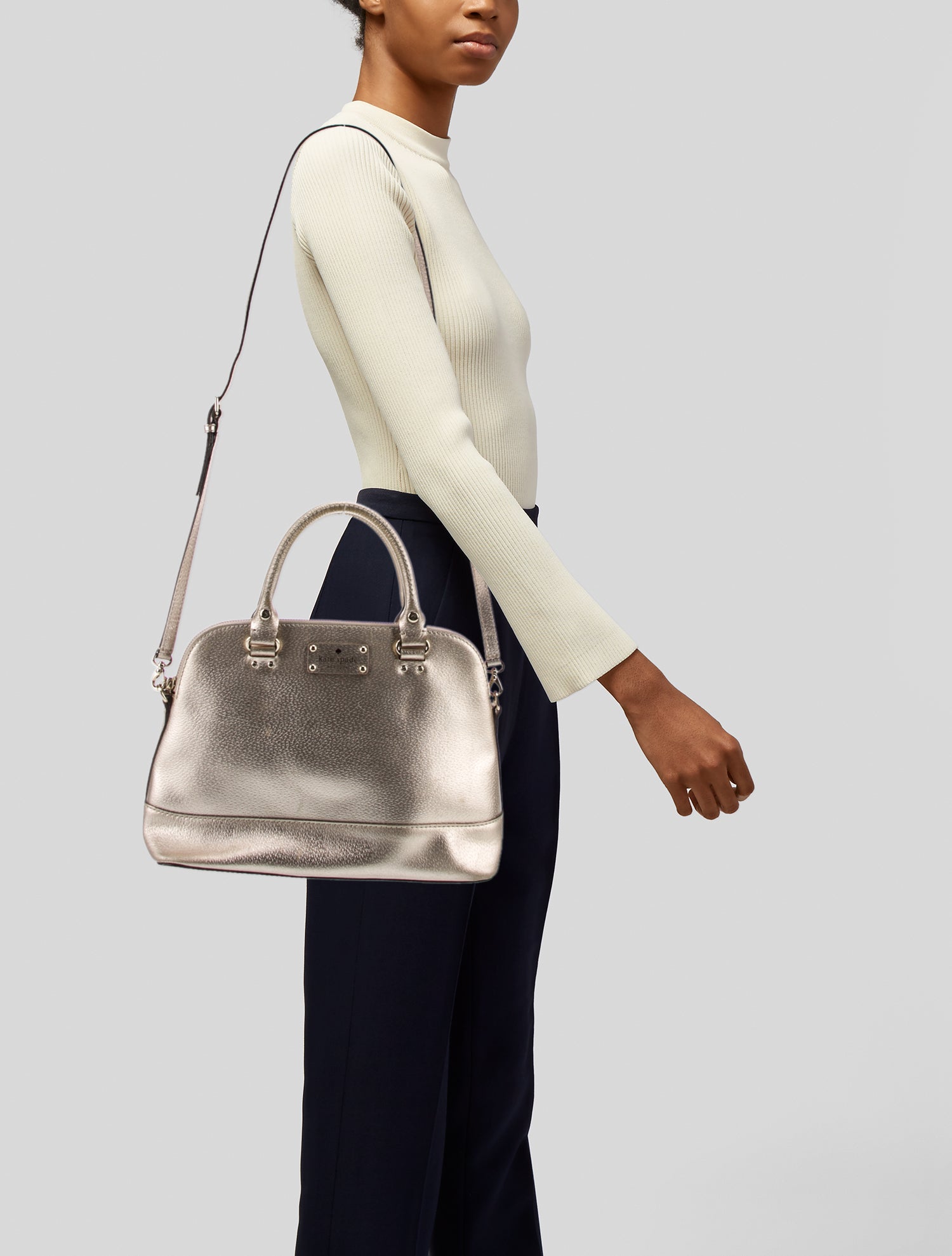 Kate Spade New York Leather Top Handle Bag