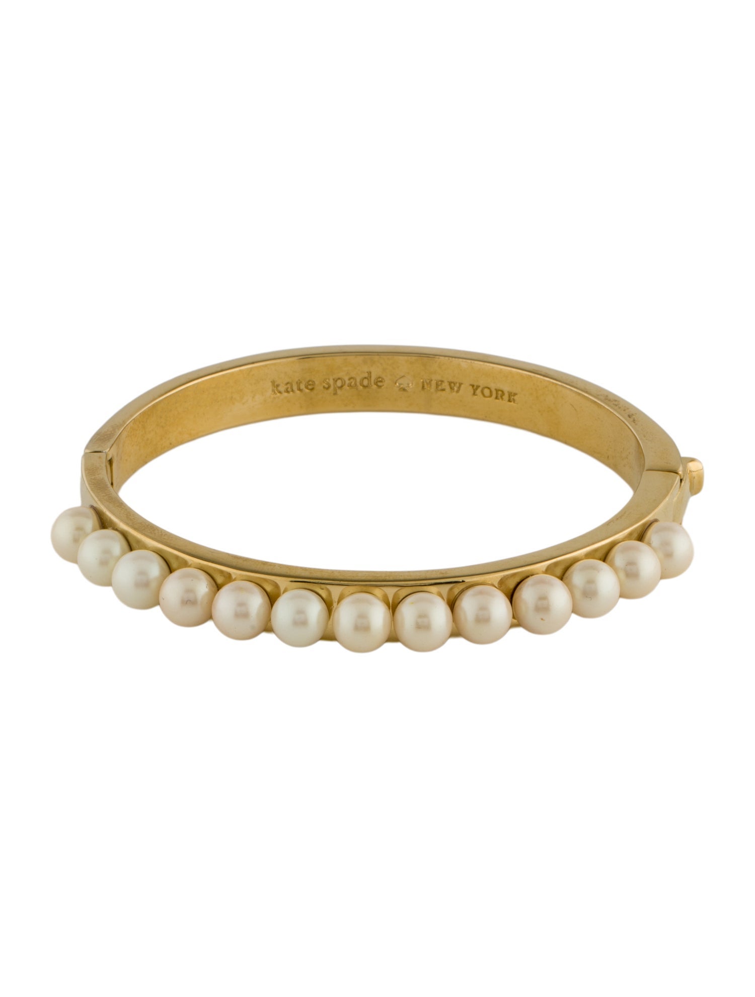 Kate Spade New York Faux Pearl & Crystal Pearly Delight Cuff Bracelet