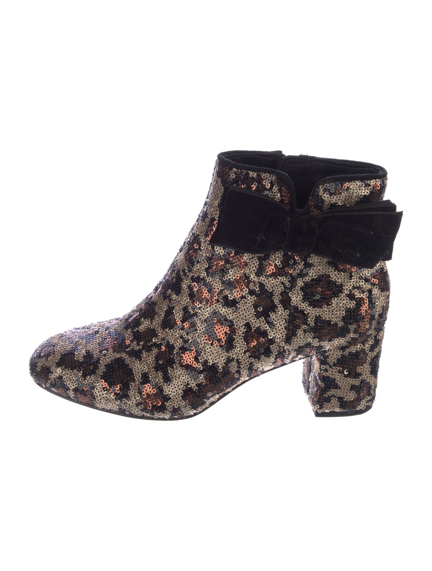 Kate Spade New York Sequins Animal Print Boots