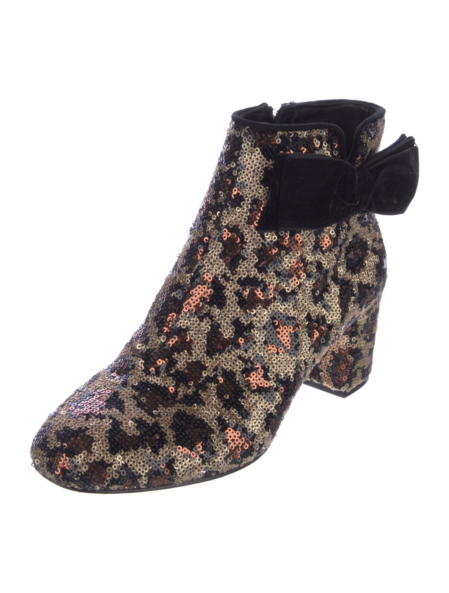 Kate Spade New York Sequins Animal Print Boots