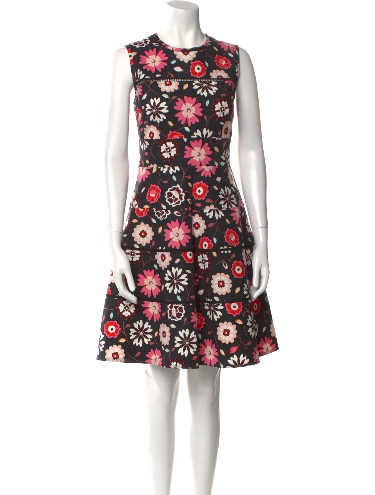 Kate Spade New York Floral Print Knee-Length Dress