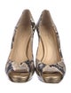 Kate Spade New York Embossed Leather Animal Print Pumps