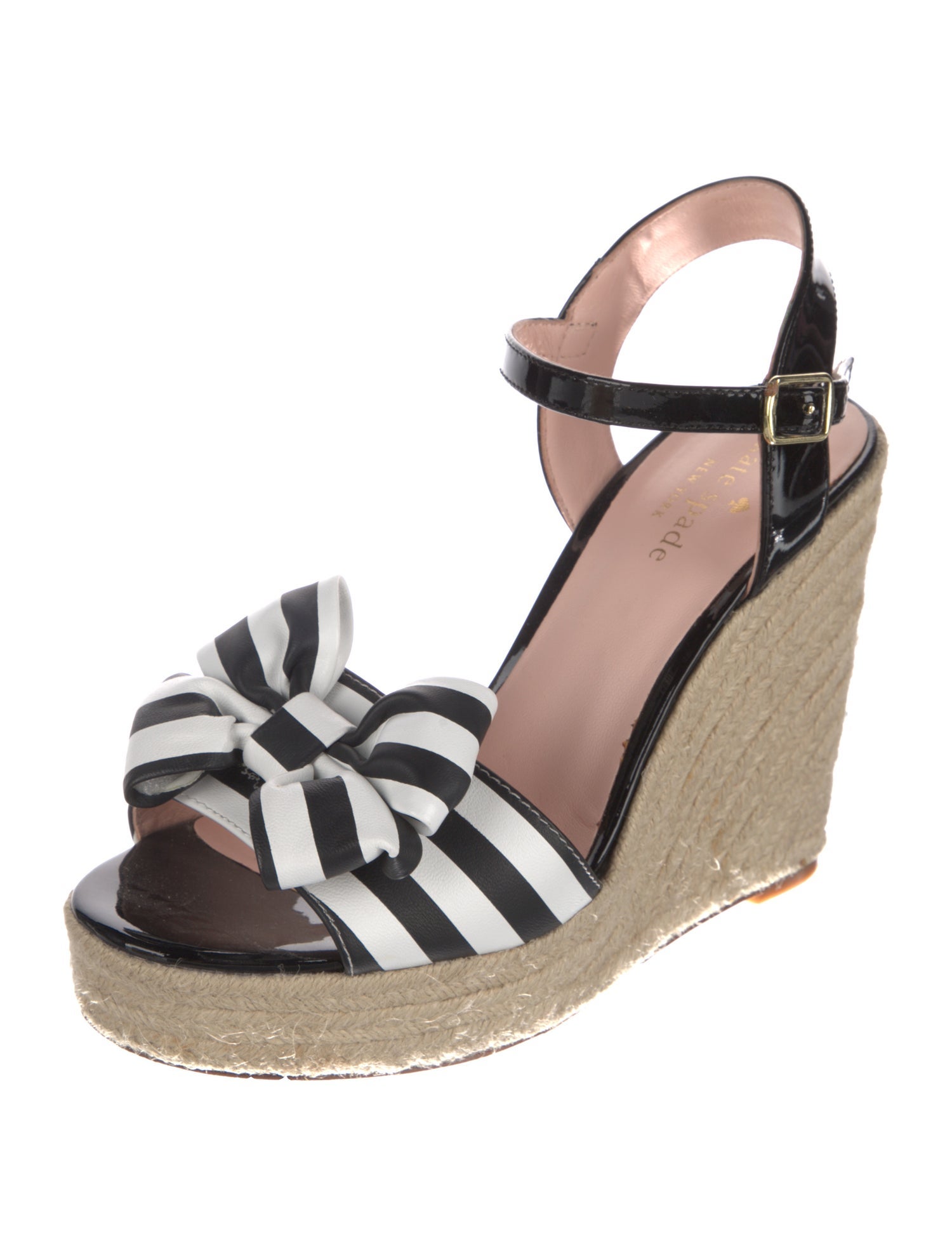 Kate Spade New York Leather Animal Print Espadrilles