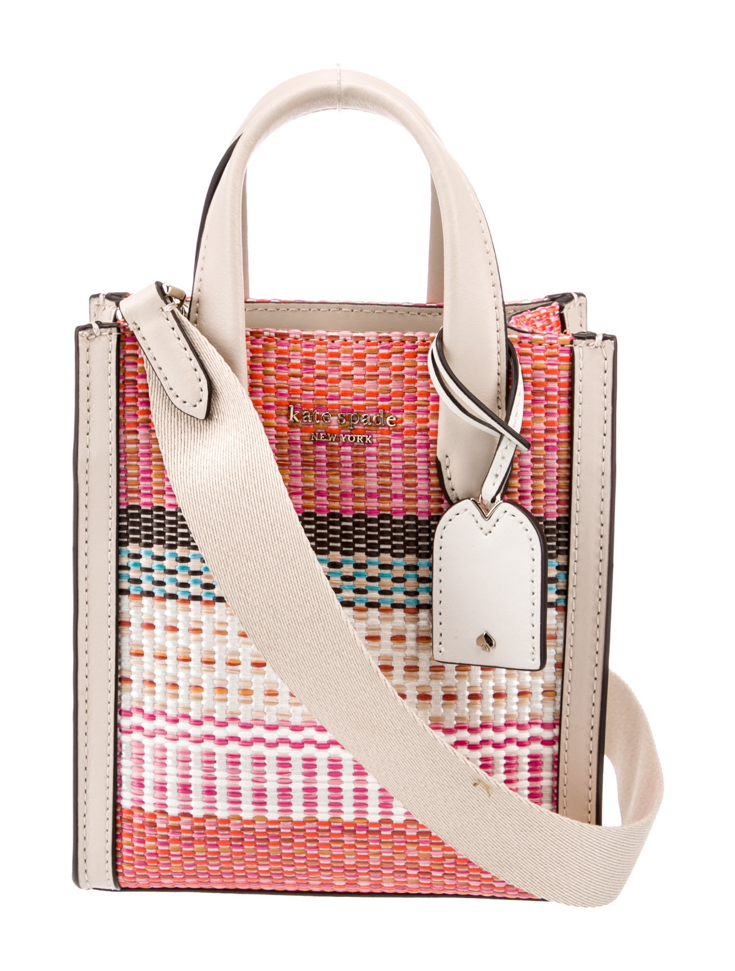 Kate Spade New York Raffia Top Handle Bag