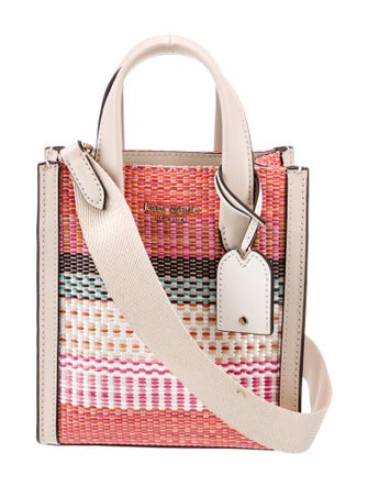 Kate Spade New York Raffia Top Handle Bag