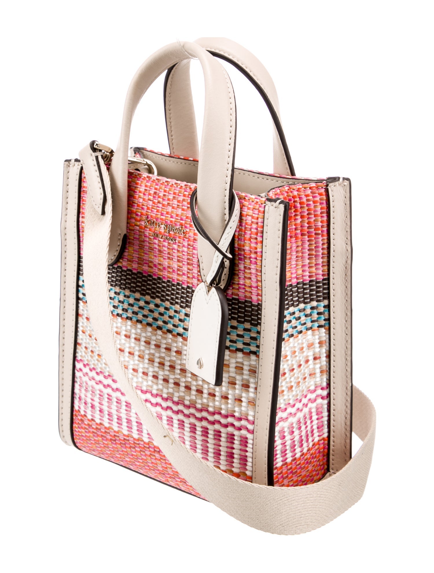 Kate Spade New York Raffia Top Handle Bag