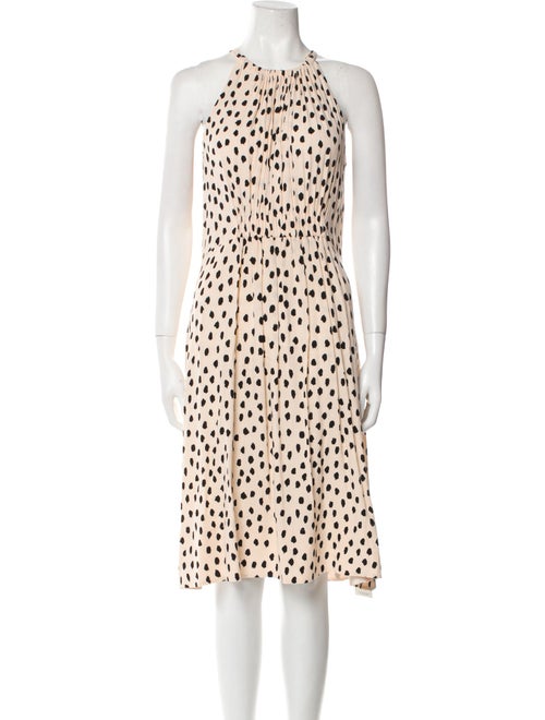 Kate Spade New York Polka Dot Print Midi Length Dress