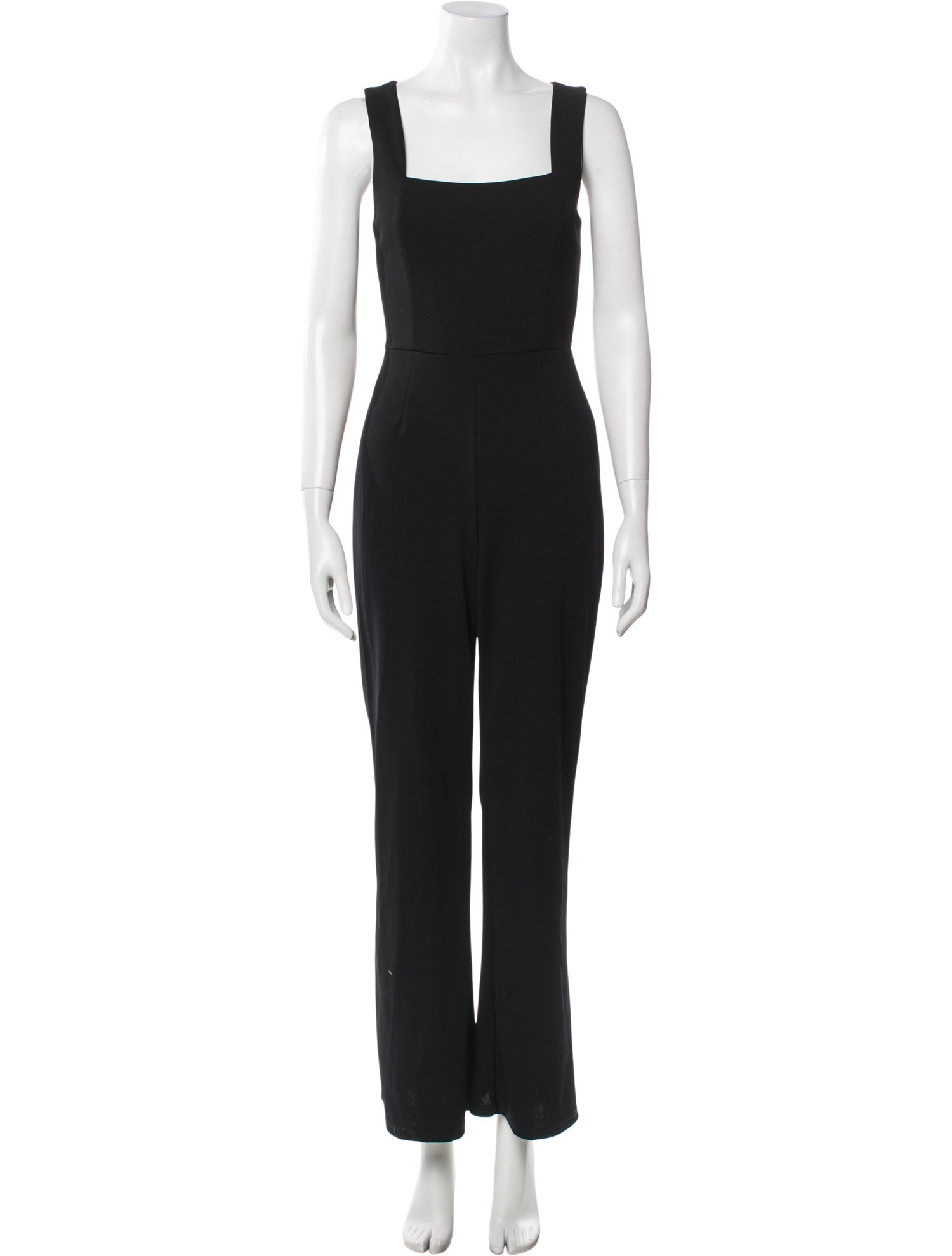 Kate Spade New York Silk Square Neckline Jumpsuit