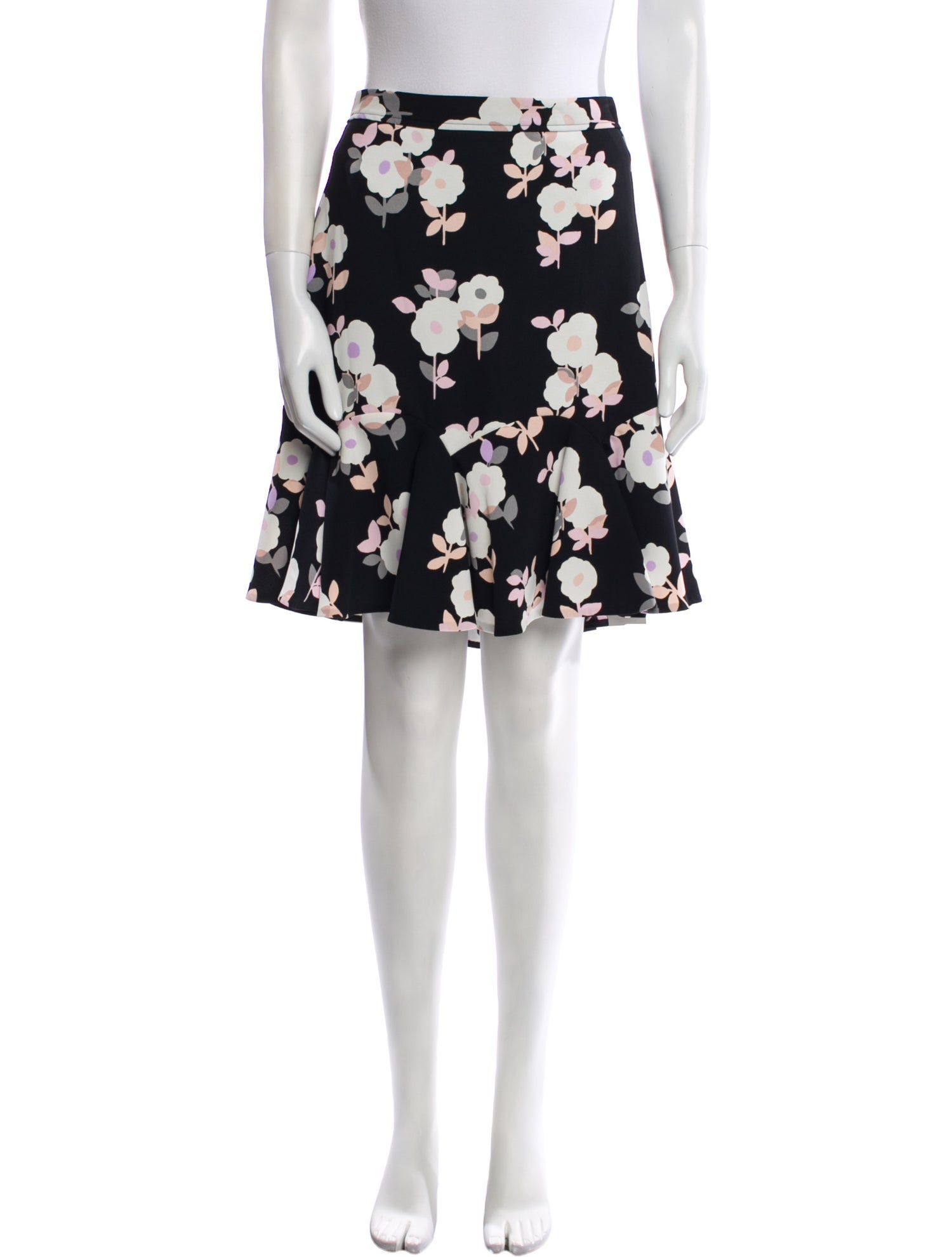 Kate Spade New York Floral Print Knee-Length Skirt