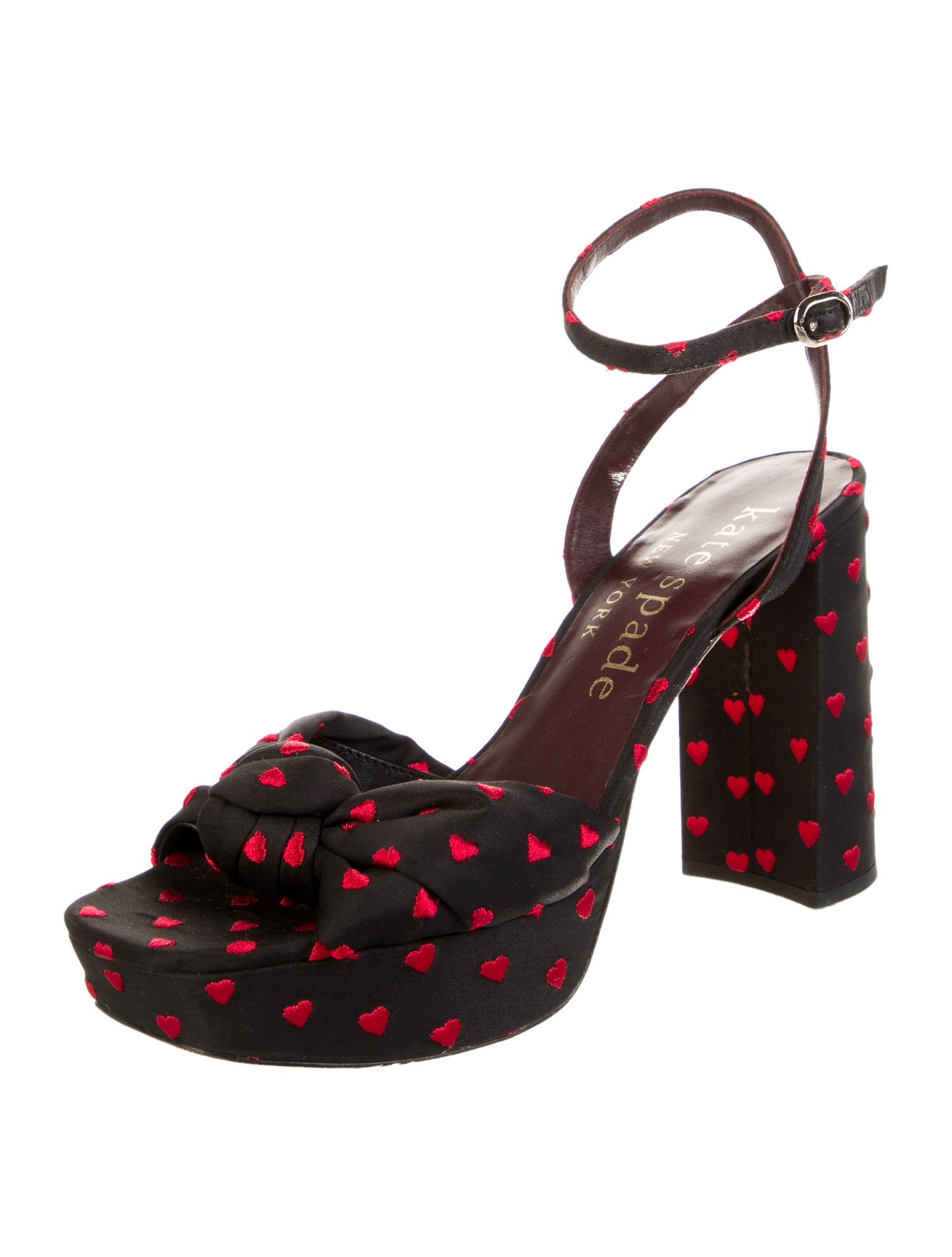 Kate Spade New York Printed Embroidered Accent Sandals