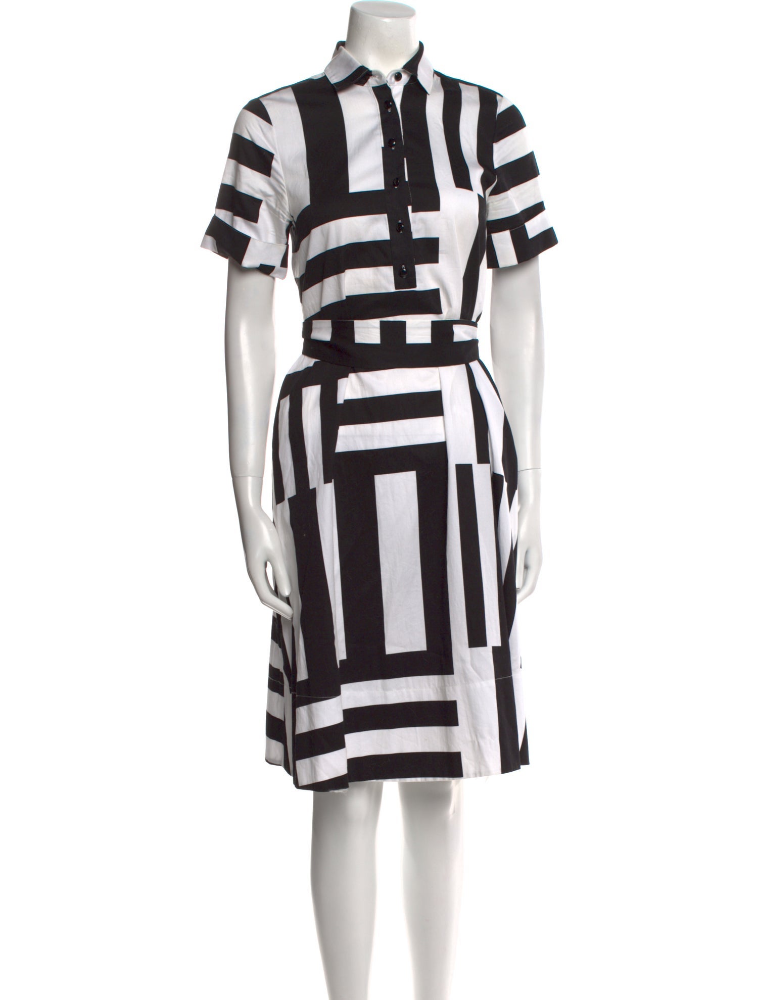 Kate Spade New York Striped Midi Length Dress