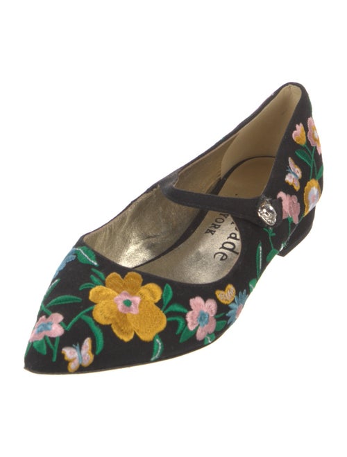 Kate Spade New York Canvas Floral Print Mary Jane Flats