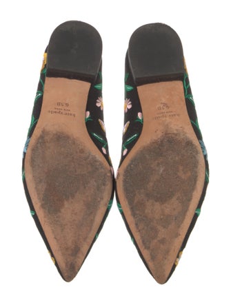 Kate Spade New York Canvas Floral Print Mary Jane Flats