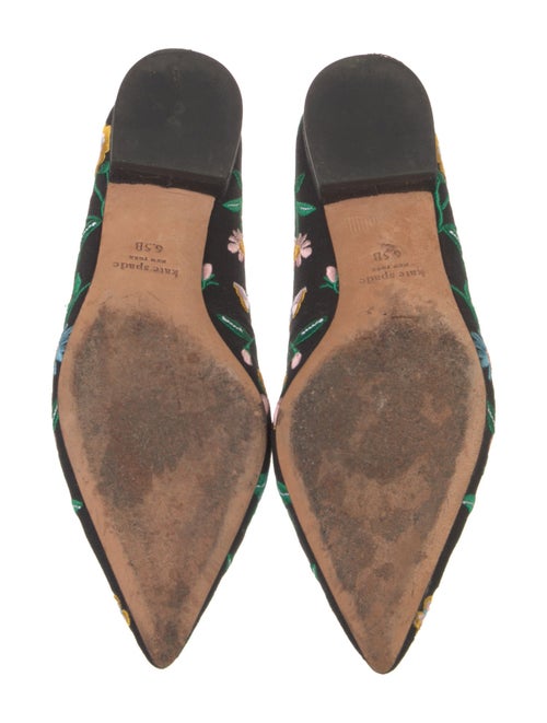 Kate Spade New York Canvas Floral Print Mary Jane Flats