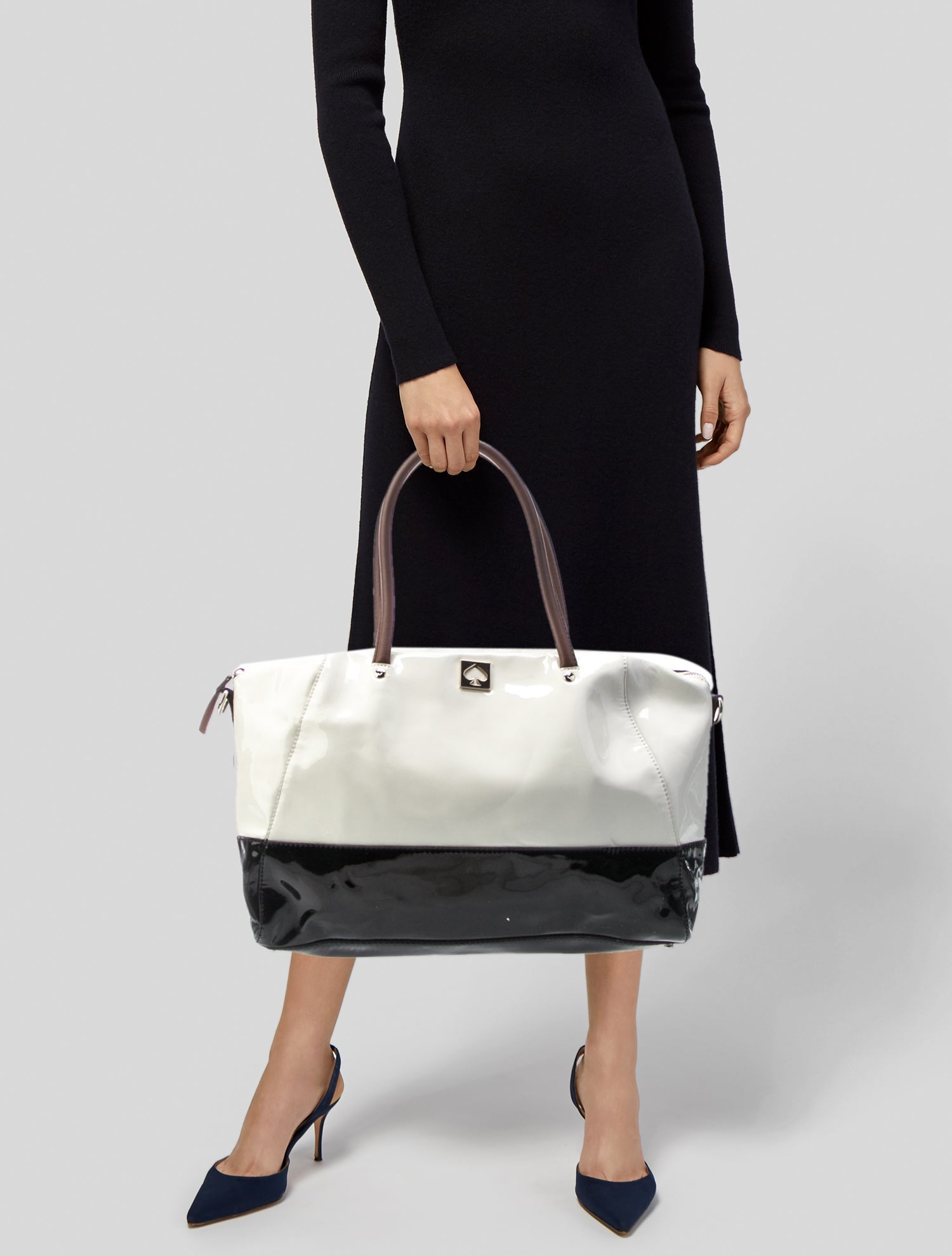 Kate Spade New York Patent Leather Top Handle Bag