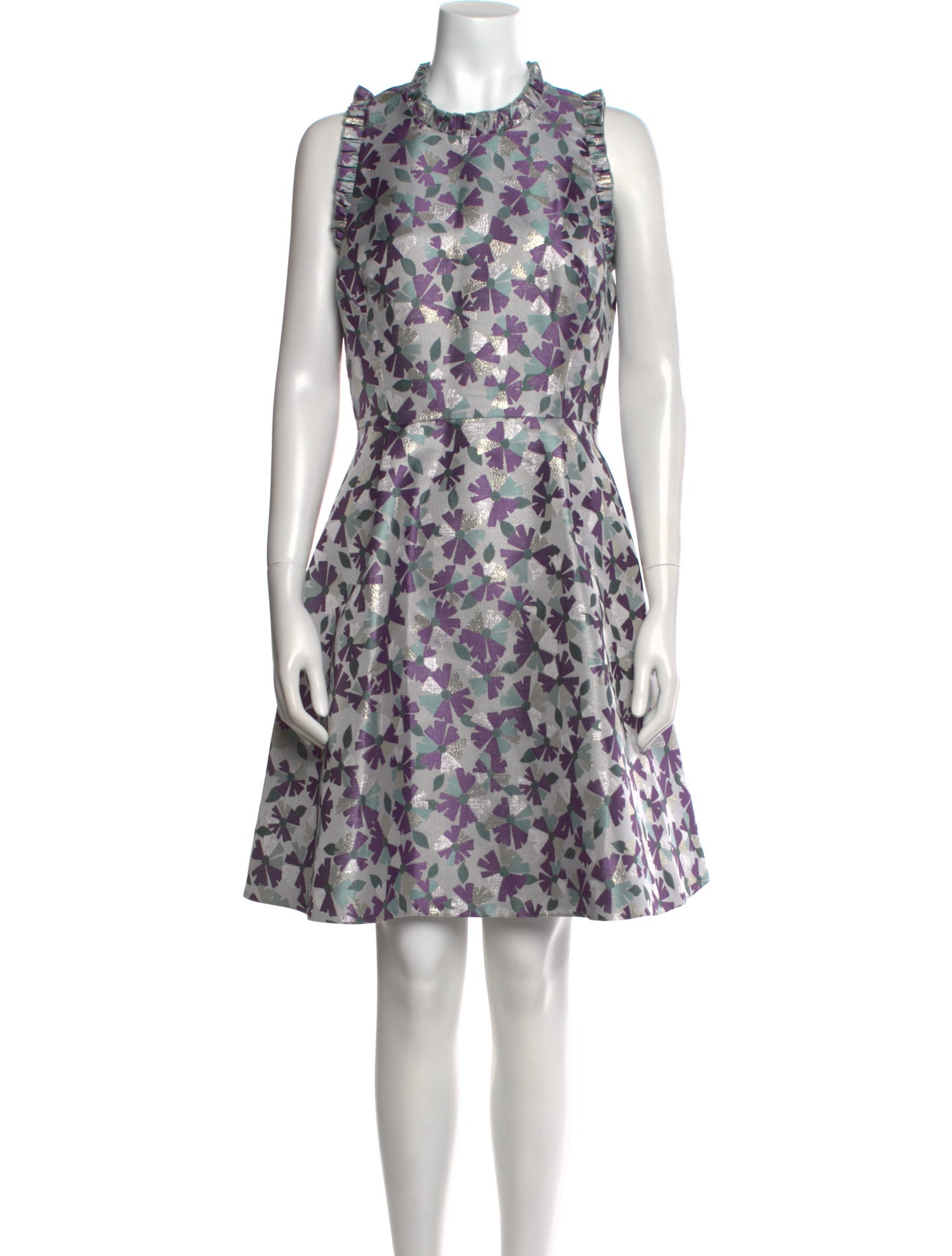 Kate Spade New York Floral Print Knee-Length Dress