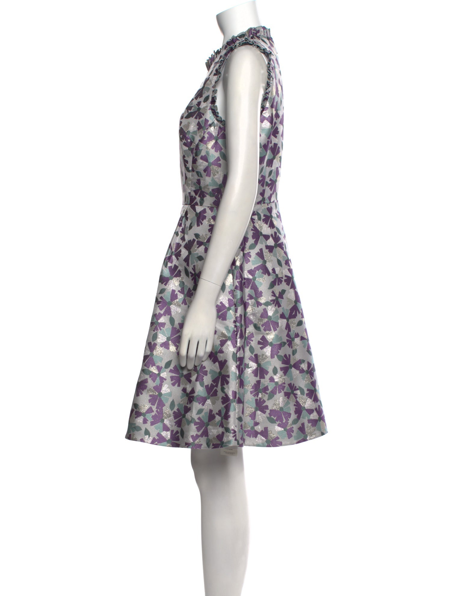 Kate Spade New York Floral Print Knee-Length Dress