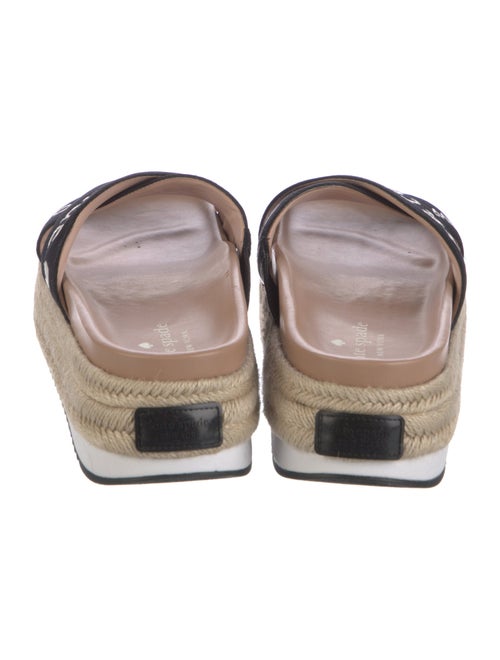 Kate Spade New York Printed Embroidered Accent Espadrilles