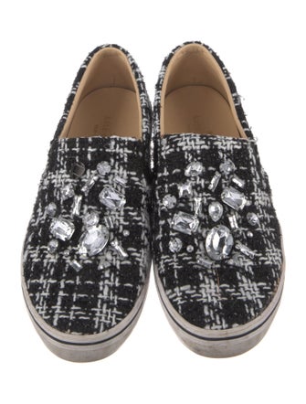 Kate Spade New York Printed Crystal Embellishments Sneakers