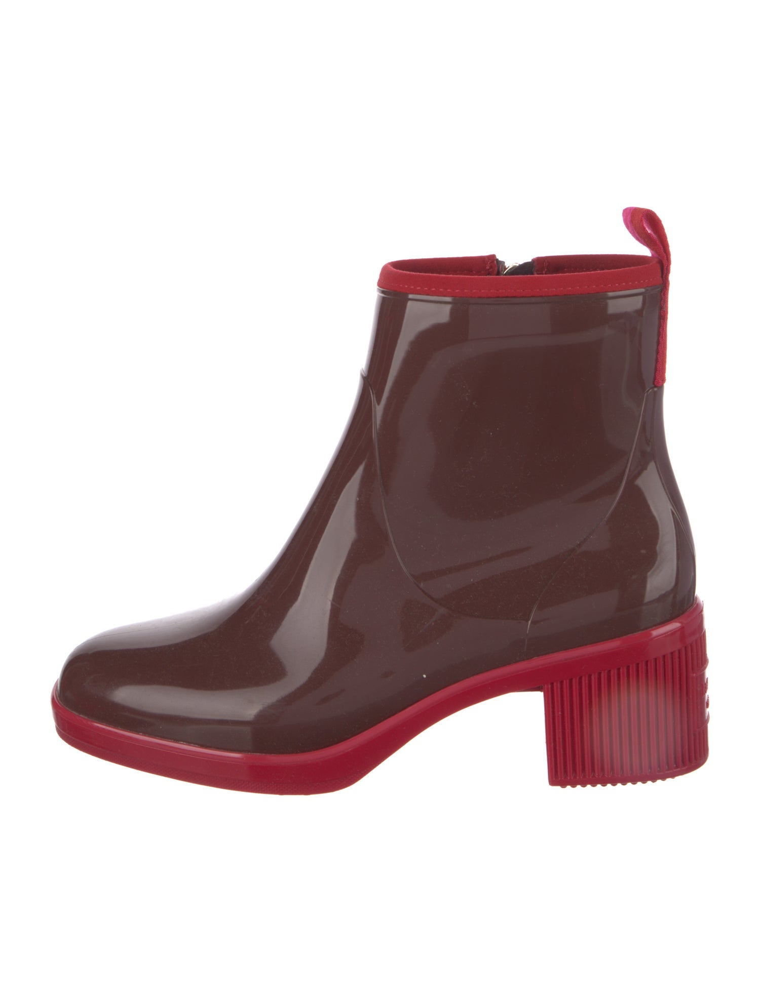 Kate Spade New York Rubber Colorblock Pattern Rain Boots