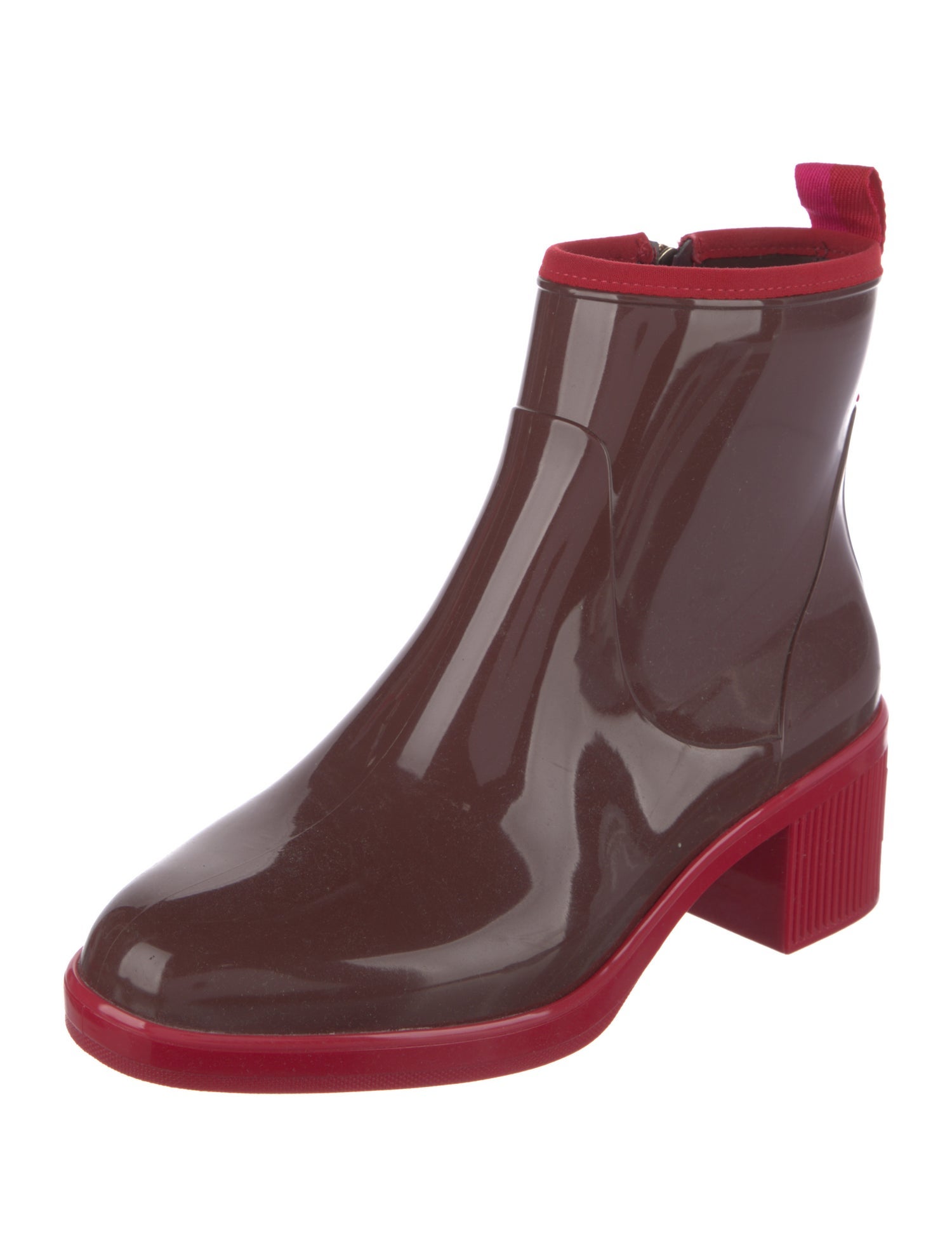 Kate Spade New York Rubber Colorblock Pattern Rain Boots