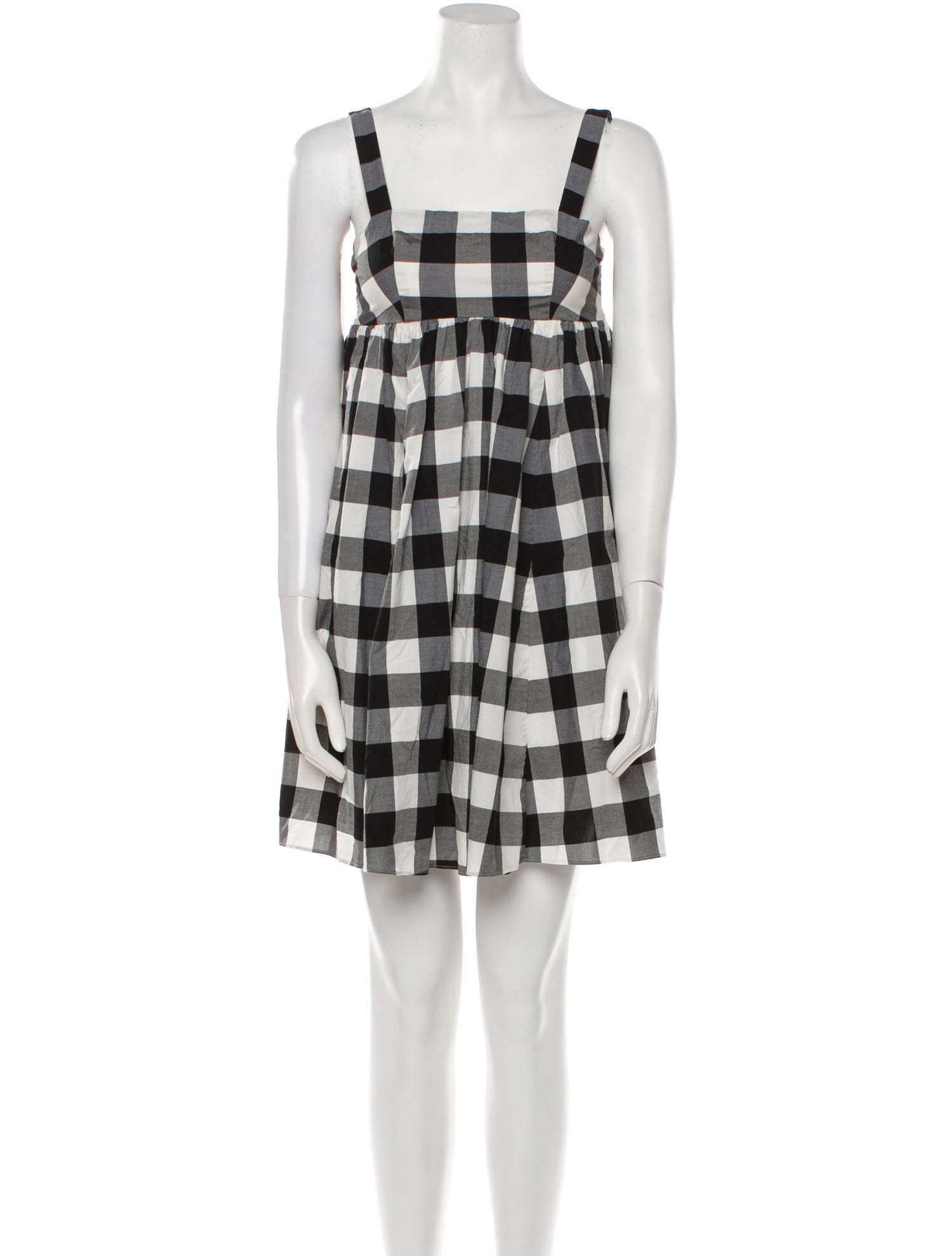 Kate Spade New York Plaid Print Mini Dress