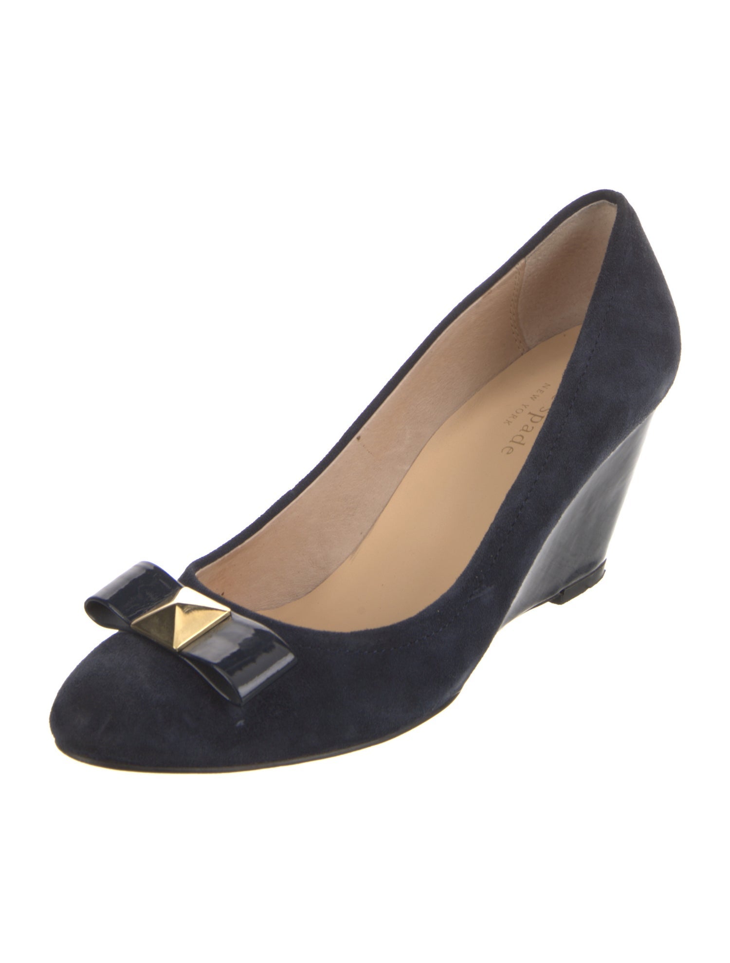 Kate Spade New York Suede Bow Accents Pumps