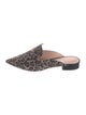 Kate Spade New York Suede Animal Print Mules