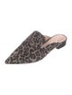 Kate Spade New York Suede Animal Print Mules