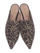 Kate Spade New York Suede Animal Print Mules