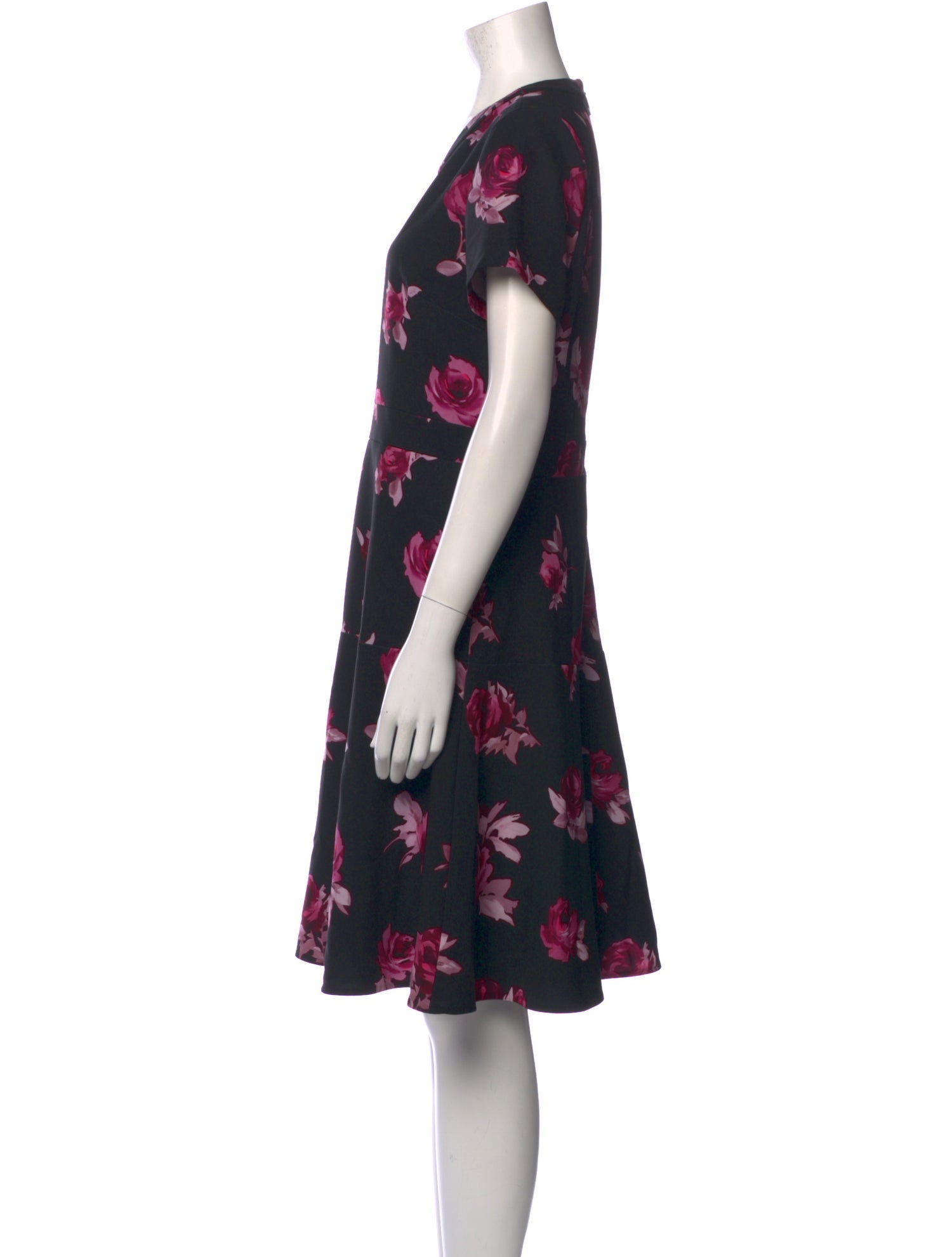 Kate Spade New York Floral Print Knee-Length Dress