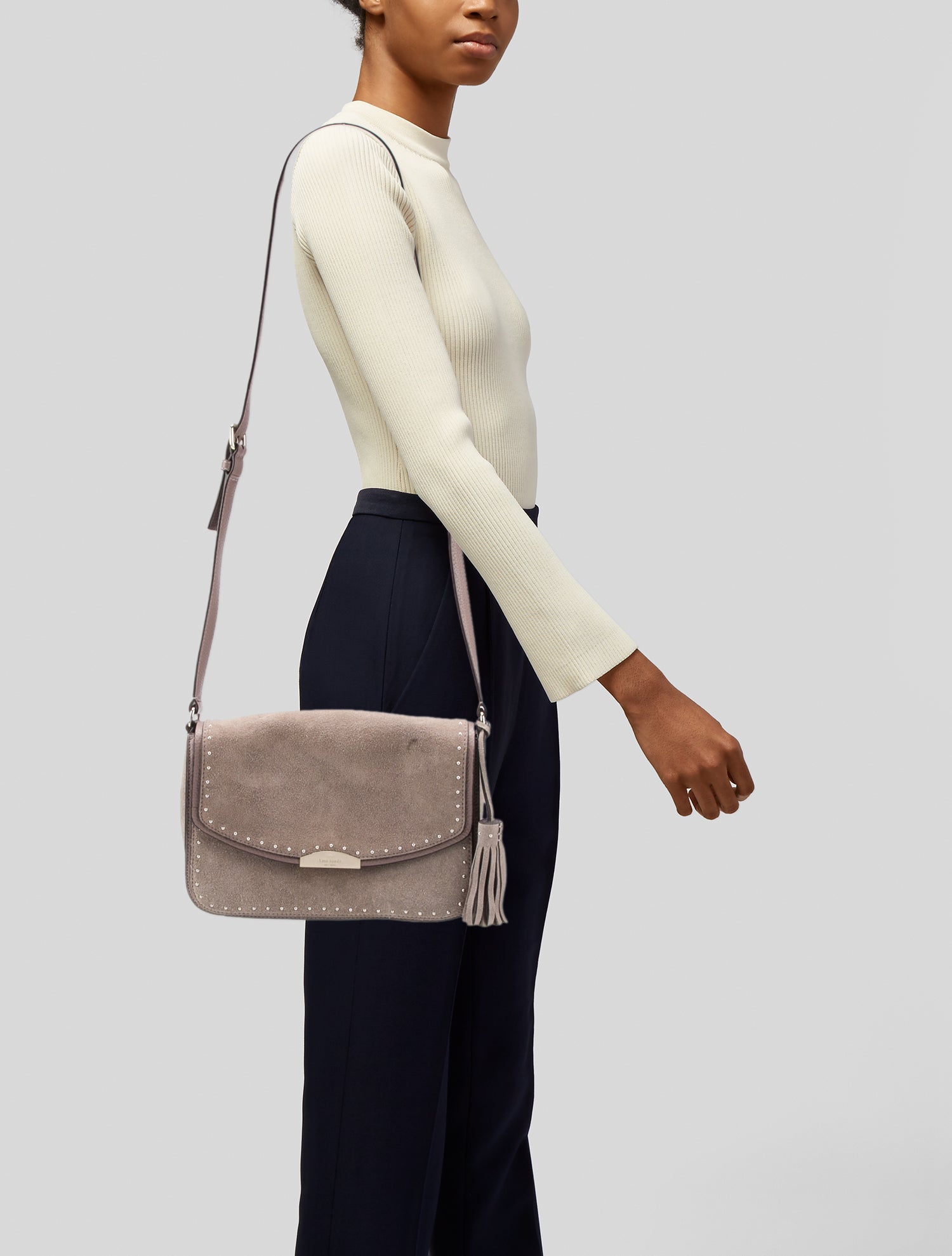 Kate Spade New York Suede Messenger Bag