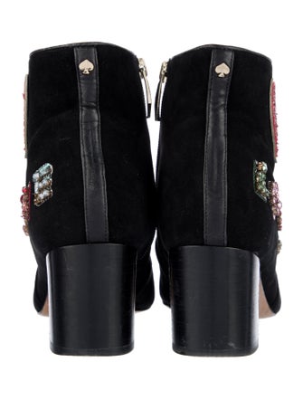 Kate Spade New York Suede Graphic Print Boots