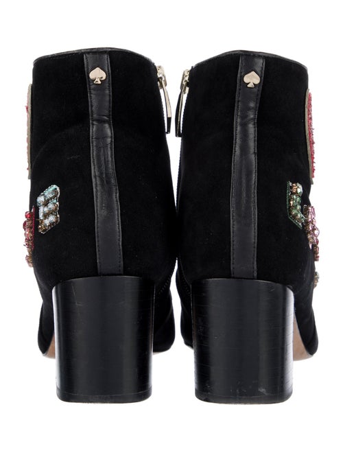Kate Spade New York Suede Graphic Print Boots