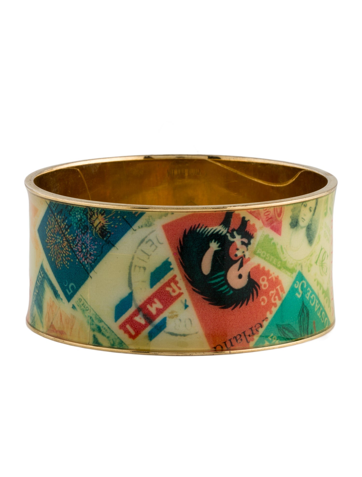 Kate Spade New York Enamel "Hit The Road" Bangle Bracelet