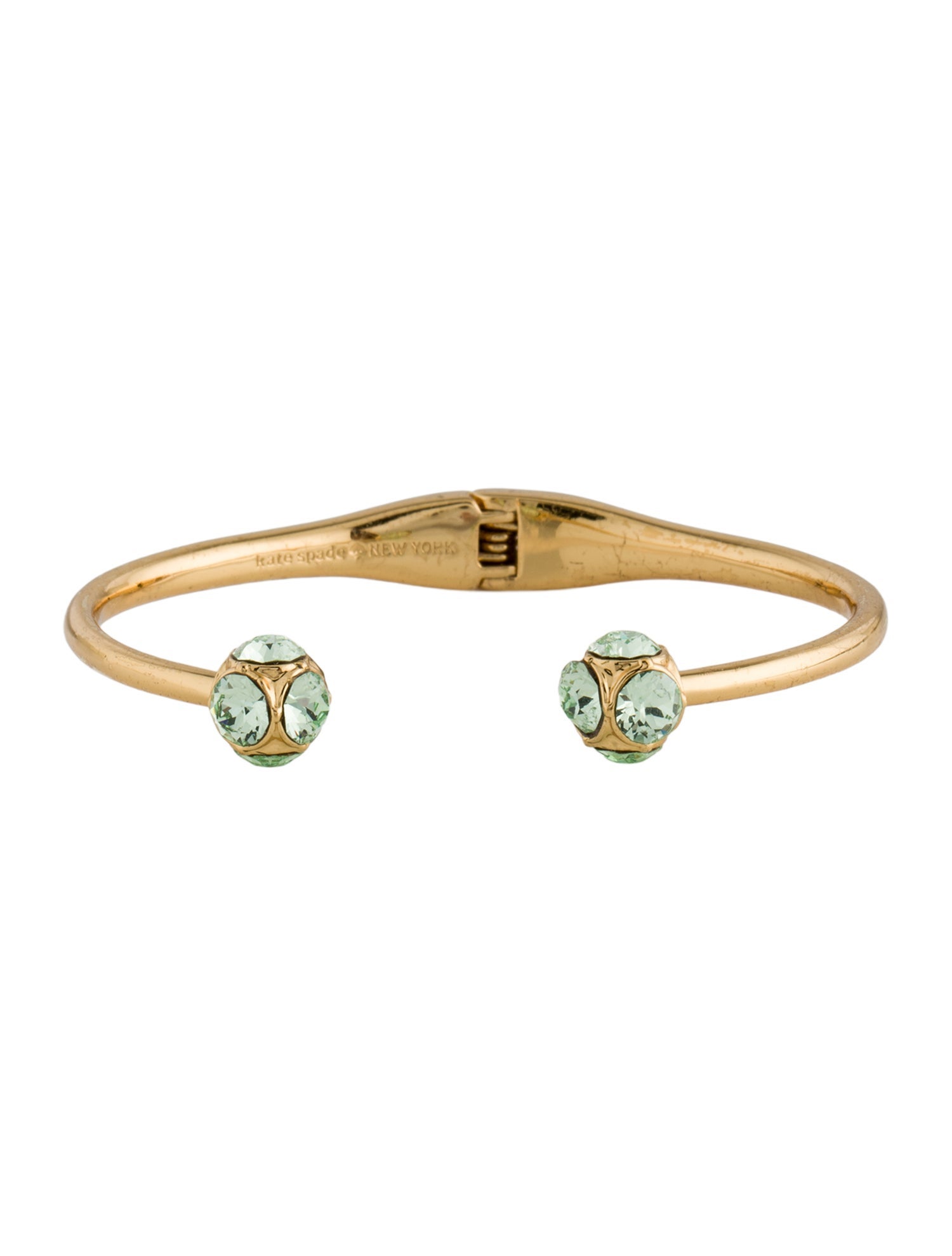 Kate Spade New York Crystal Lady Marmalade Open Cuff Bracelet