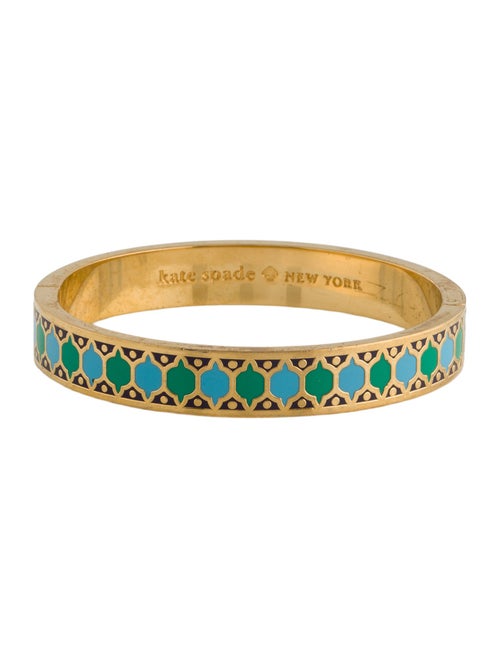 Kate Spade New York Enamel "Mint Condition" Bangle Bracelet