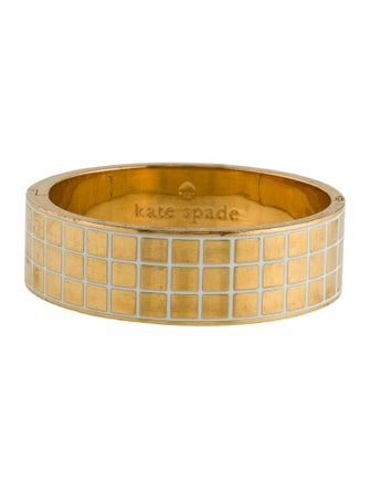 Kate Spade New York Enamel Smoke & Mirrors Bangle Bracelet