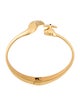Kate Spade New York Crystal So Foxy Fox Open Hinge Cuff Bracelet